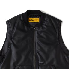 画像7: GRAINNER PU Leather Vest レザー ジップ ベスト (7)