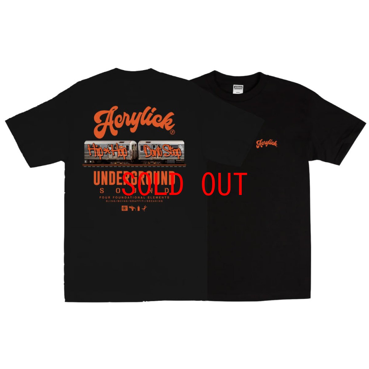 画像1: Underground S/S Tee BLK 半袖 Tシャツ (1)