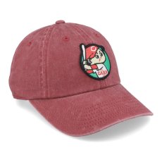 画像3: Hiroshima Toyo Carp Archive Red Dad Cap 広島 東洋 カープ ストラップバック キャップ 帽子 (3)