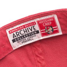 画像7: Hiroshima Toyo Carp Archive Red Dad Cap 広島 東洋 カープ ストラップバック キャップ 帽子 (7)