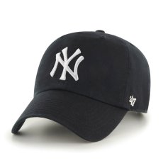 画像1: New York Yankees Clean up Ball Cap Black ニューヨーク ヤンキース クリーンナップ キャップ 帽子 (1)