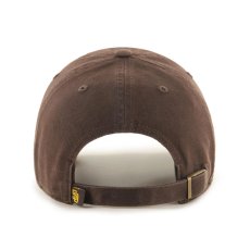 画像2: San Diego Padres Clean up Ball Cap Brown サンディエゴ パドレス クリーンナップ キャップ 帽子 (2)