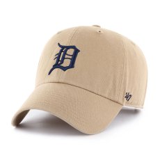 画像1: Detroit Tigers Clean up Ball Cap Khaki デトロイト タイガース クリーンナップ キャップ 帽子 (1)