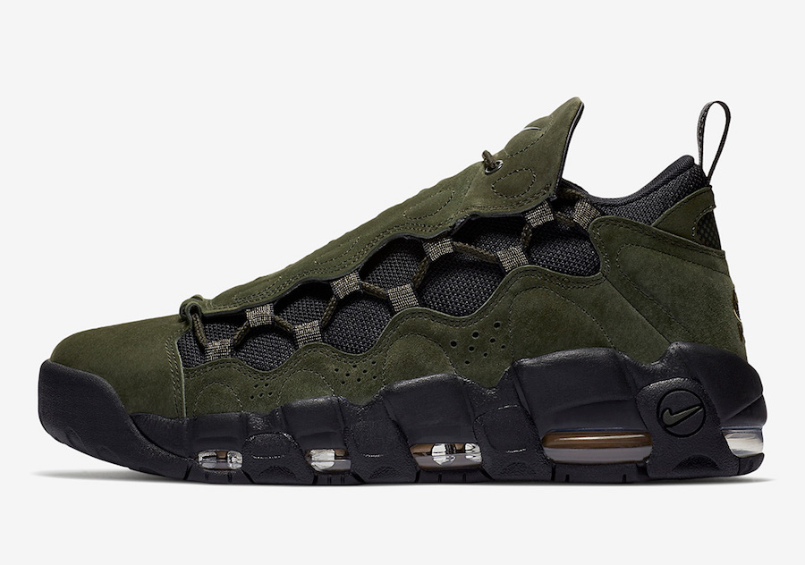 nike air more money olive