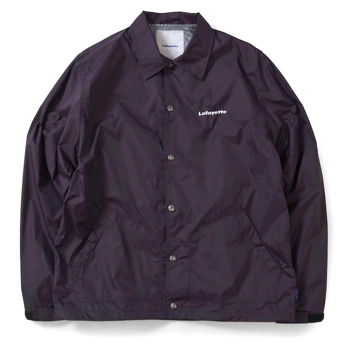 lafayette basic coach jacket purple