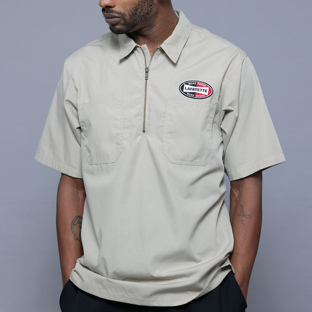 Lafayette HALF ZIP WORK SHIRTS LLサイズ - ポロシャツ