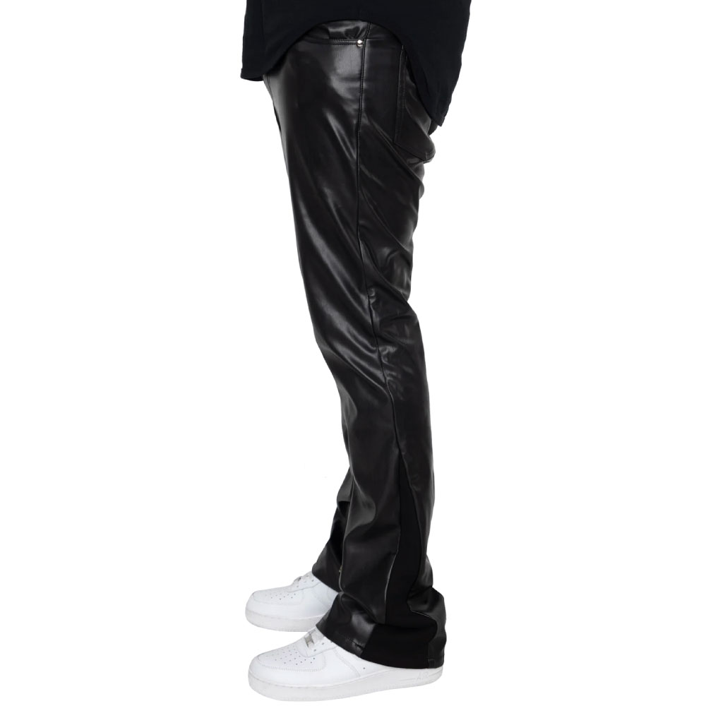 正規取扱通販店】 EPTM. (エピトミ) Rambo Flare Leather Pants レザー
