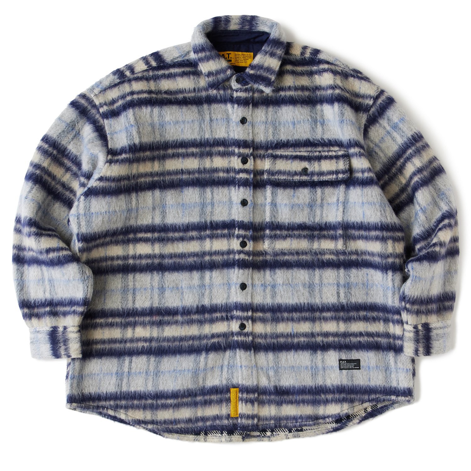 SHAGGYOVER Mohair Shirts Jacket モヘア チェック シャツジャケット